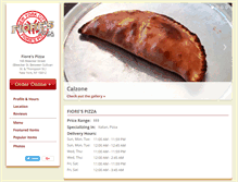 Tablet Screenshot of fiorespizzanyc.com